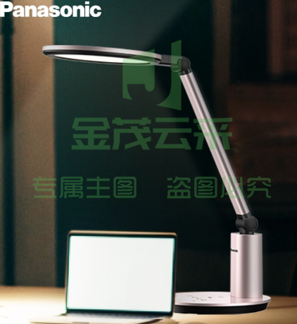 松下(Panasonic)台灯学习台灯国AA级护眼台灯阅读台灯工作台灯可调光床头台灯 致婉系列HHLT0651G