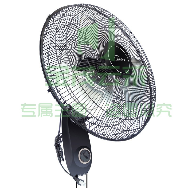 美的(Midea)FW45-20B壁扇壁挂式电风扇餐厅风扇遥控挂扇墙壁工业摇头大风扇节能宿舍办公室车间金属壁扇