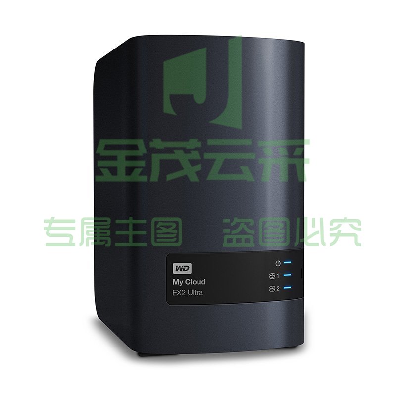 西部数据(WD) My Cloud EX2 Ultra私有云服务器 企业共享硬盘网盘 NAS网络存储 12TB 标准版(NAS红盘6T*2)