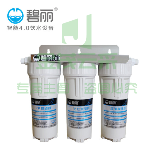 碧丽bili家用厨下式净水机净水器过滤器PP棉活性炭水处理器 型号JC60（货号JC60-3A）