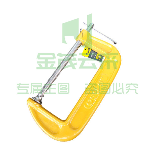 得力(deli)G字夹 木工夹 固定夹 C型夹具2英寸DL-G202