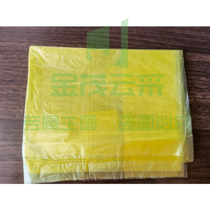4丝黄色垃圾袋48*30（展开42CM）100个起订
