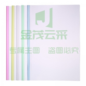 晨光A4透明拉杆夹抽杆夹文件夹 ADMN4331 随机颜色 10mm（10个/包）