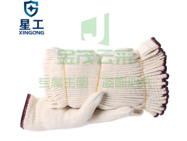 星工（XINGGONG）线手套劳保棉纱加厚耐磨防护 工作手套防滑12付 XGS-X1 12付价