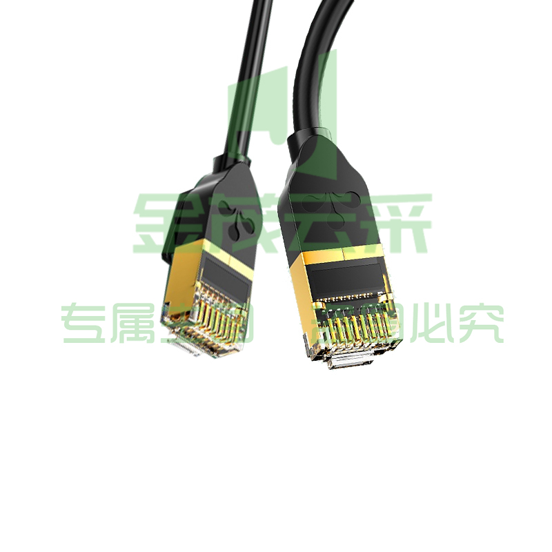 山泽(SAMZHE) CX-702 七类网线 细线 黑色2米