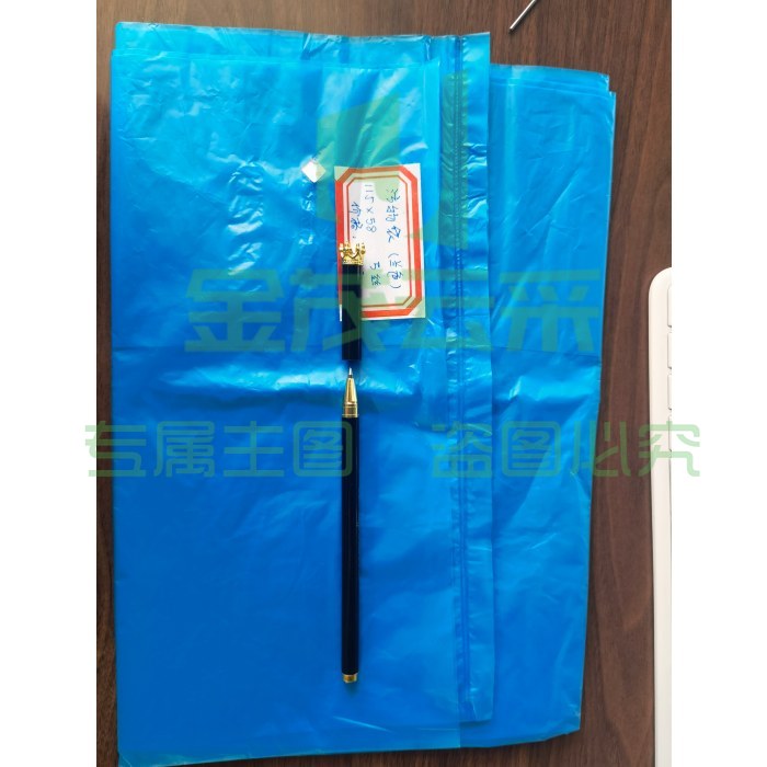 115*58cm（展开82cm） 100个起拍 蓝色垃圾袋大号加厚垃圾袋