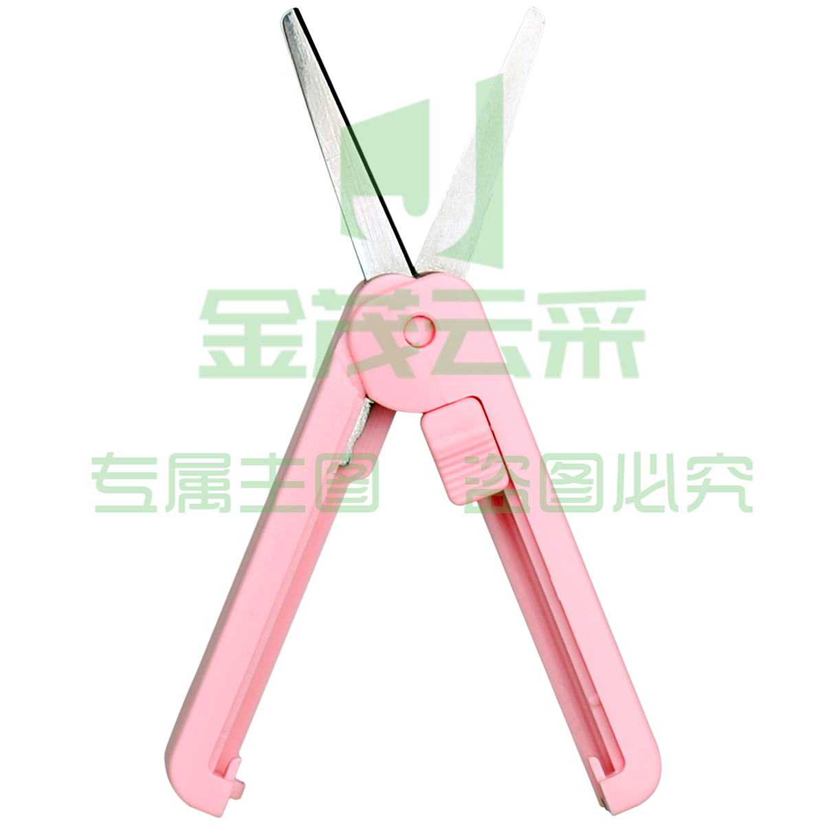 得力6072便携剪刀（混）