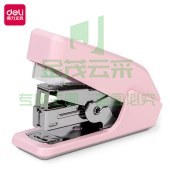 得力（deli）0460欧阳娜娜代言款订书机(浅红)(一订书机一PET盒)