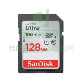 闪迪(SanDisk)128GB SD存储卡 C10 至尊高速版内存卡 读速100MB/s