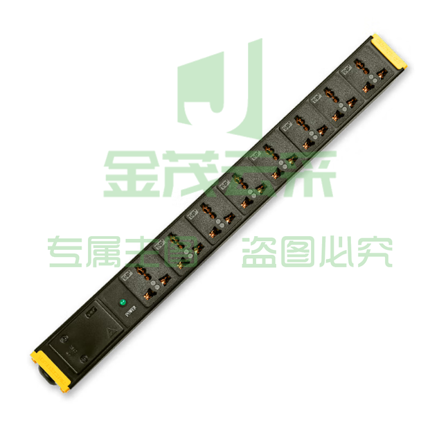 突破PDU机柜插座 16A输入8位多用孔07TG130601 PDU插排