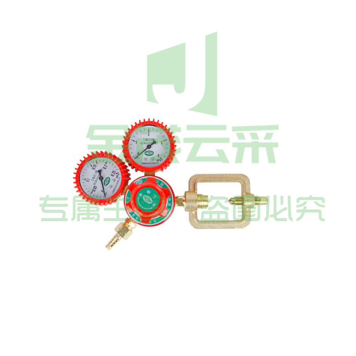 赫力斯HELISI经济型乙炔减压器YQE-03乙炔表