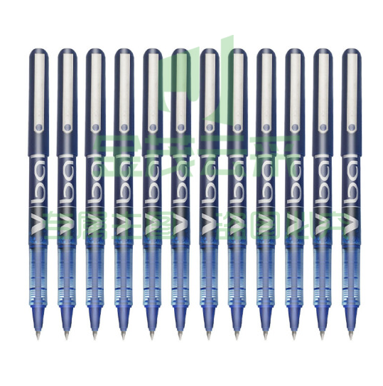 百乐 BL-VB5 蓝色 直液式走珠笔中性笔签字笔 0.5mm 12支装