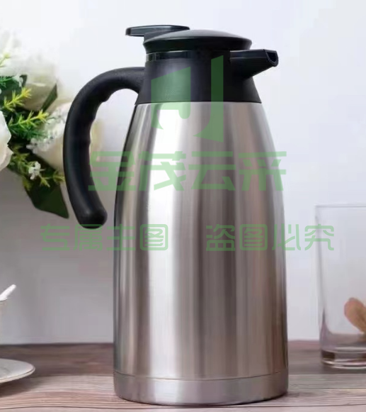 双层不锈钢保温壶热水瓶暖壶  钢本色