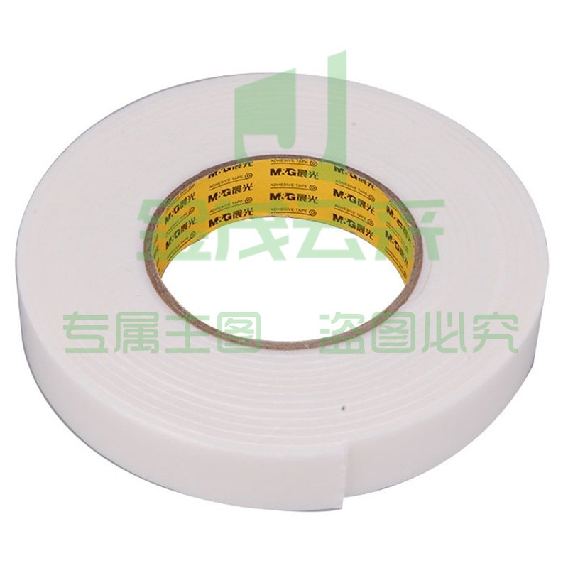 晨光（M&G）AJD97354 双面泡棉胶带 强力高粘度泡棉胶 泡沫胶带24mm*5y（4.57m/卷） 3卷装