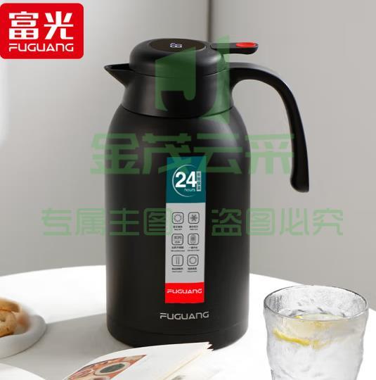 富光 PDZ200032200保温壶2.2L黑色304不锈钢保温瓶
