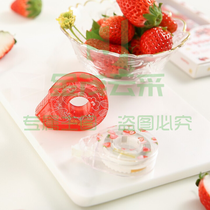 晨光(M&G)文具12m*5mm学生修正带 涂改带 草莓限定系列改正带 单个装颜色随机ACT55704