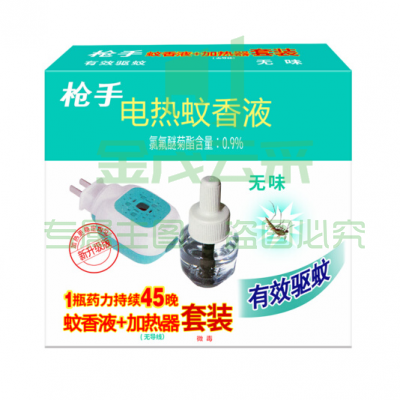 枪手 电热蚊香液1器+1液  驱蚊液蚊不叮电热蚊香液