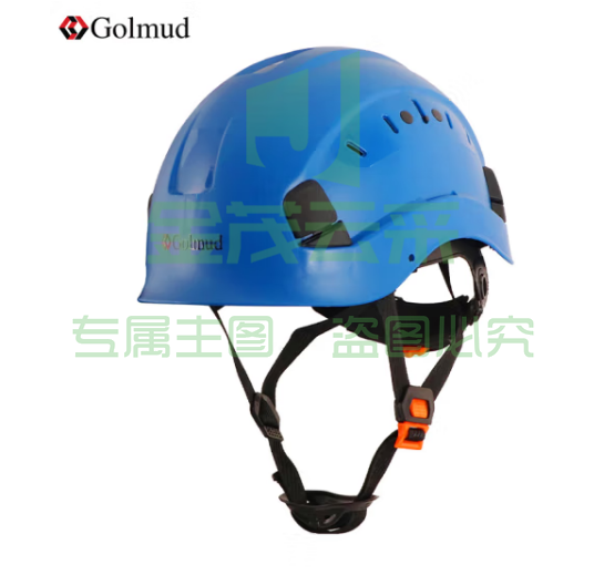 哥尔姆 安全帽 工程 工地 建筑施工劳保防砸领导电工帽安全头盔 GM706 蓝色