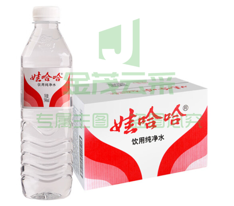 waha纯净水596ml*24瓶  单位：箱