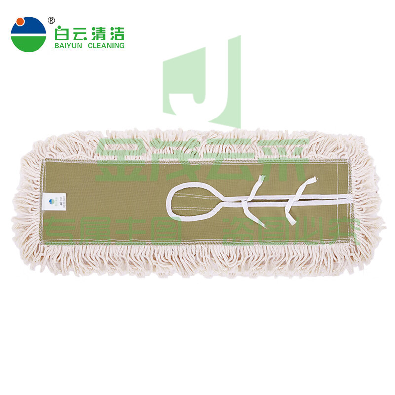 白云清洁 AF01016 尘推罩平板拖把替换布尘推布棉线拖把布 60CM