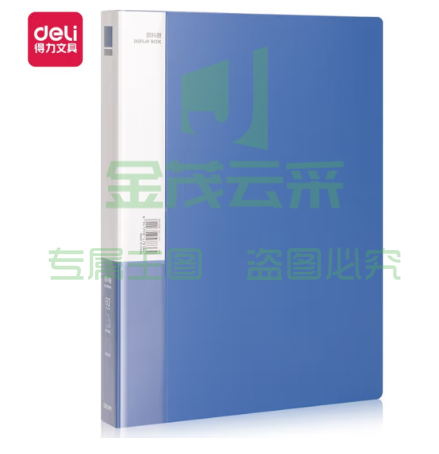 得力（deli） A4资料册文件册活页插页多页多层档案夹 【A4-60页】5005AS