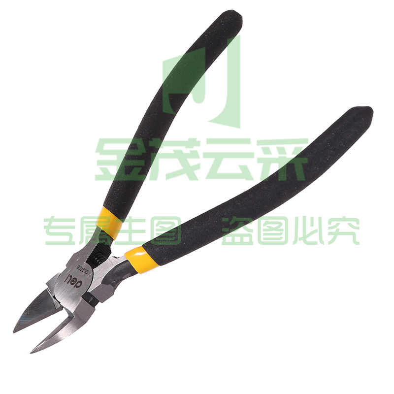 得力(deli) 防滑水口钳水口剪电子剪塑料钳斜口钳6英寸应急常备 DL2706