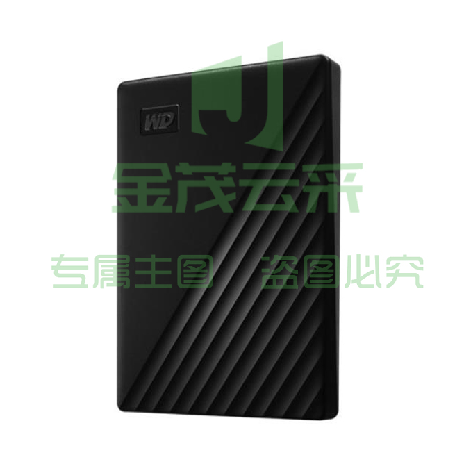 西部数据（WD）移动硬盘 USB3.0 My Passport 2.5英寸 硬件加密兼容Mac 黑色5TB