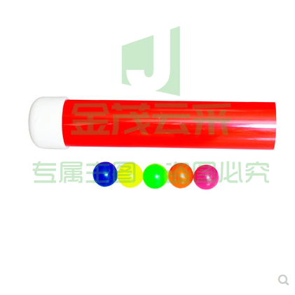 巧接彩珠拓展道具趣味运动会道具户外拓展道具学生道具-筒+弹力球10个