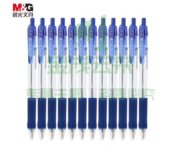 晨光BP-8106圆珠笔0.7mm    蓝色12支/盒(单位:盒) ..