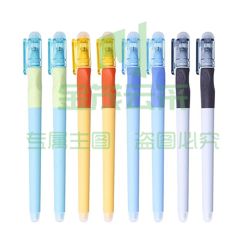 晨光 热可擦中性笔优握 0.5拔盖全针管热可擦油墨 AKPB7501