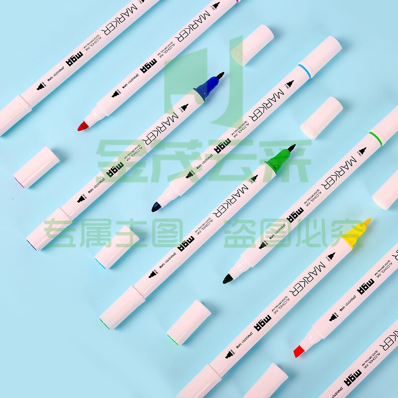 晨光(M&G)  文具36色双头细杆马克笔 纤维笔头水彩笔 绘画手绘涂鸦工具宽头约7mm MGARTS系列ZPMV0703