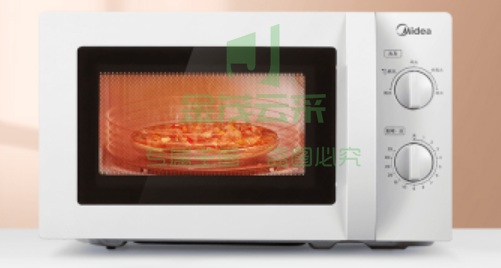 美的 (Midea) 20L家用小型微波炉 360度转盘加热 旋钮操控 211A
