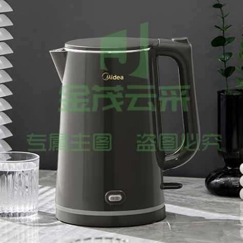 美的电热水壶316L不锈钢智能自动断电热水壶  TJHX03251742175059