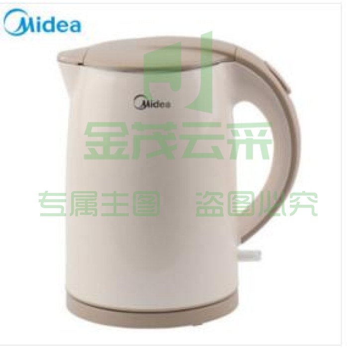 美的 (Midea)1.5L电水壶MK-H415E2j 双层防烫304不锈钢烧水壶