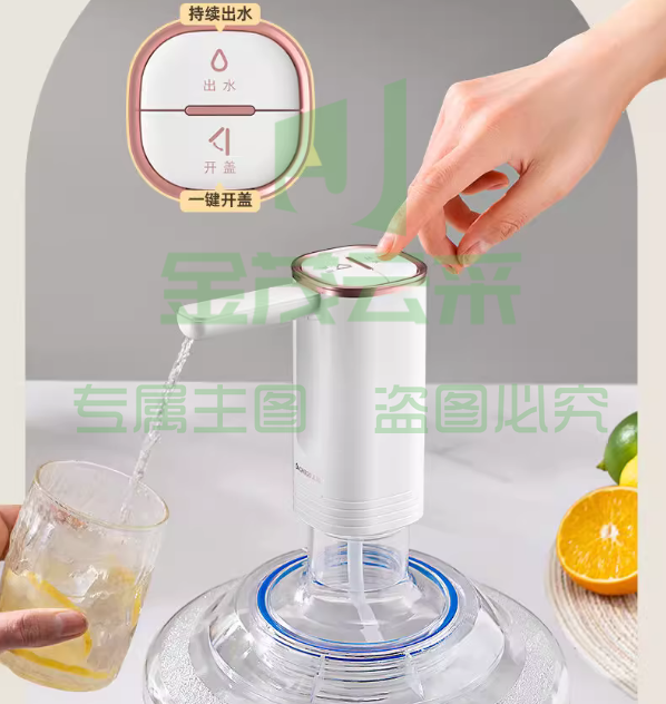 志高（CHIGO）抽水器桶装水D12A 折叠抽水器 饮水机抽水泵 桶装水取水器 家用办公室自动上水器 （可当天配送发货）