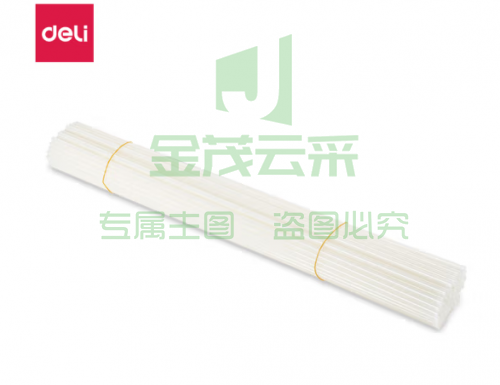 得力(deli)3847 财务装订机专用透明装订铆管Φ4.8mm*500mm 100支/盒装