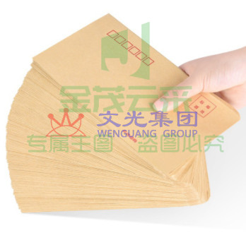 可订制牛皮纸信封   220*110mm (1000个起定) （可当天配送发货）