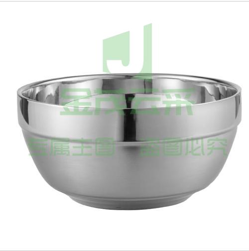 不锈钢碗 米饭碗 隔热碗汤面碗 直径18cm