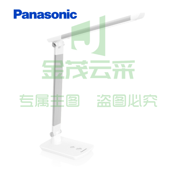松下（Panasonic）国A级减蓝光护眼台灯无极调光调色工作阅读学习台灯致醒系列HHLT0615 银色