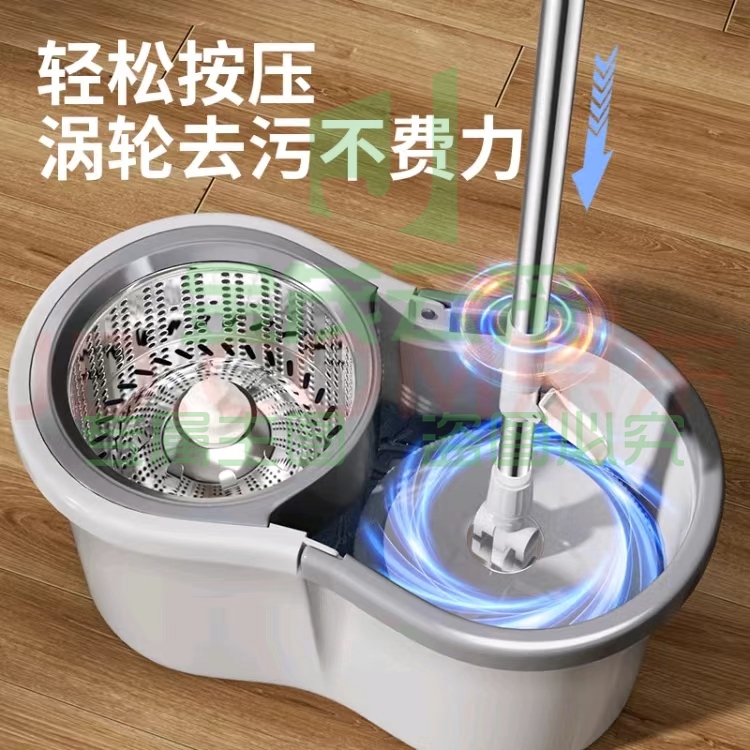 旋转拖把免手洗  甩干拖把