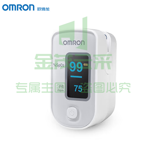 欧姆龙（OMRON）血氧仪HPO-100 家用指夹式脉搏血氧饱和度脉搏检测器指脉氧仪手指夹式血氧夹 (