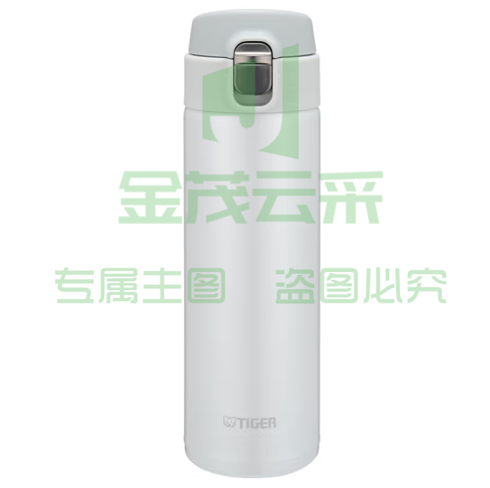 虎牌（TIGER）MMJ-A048轻量弹盖保温杯 白色480ml(
