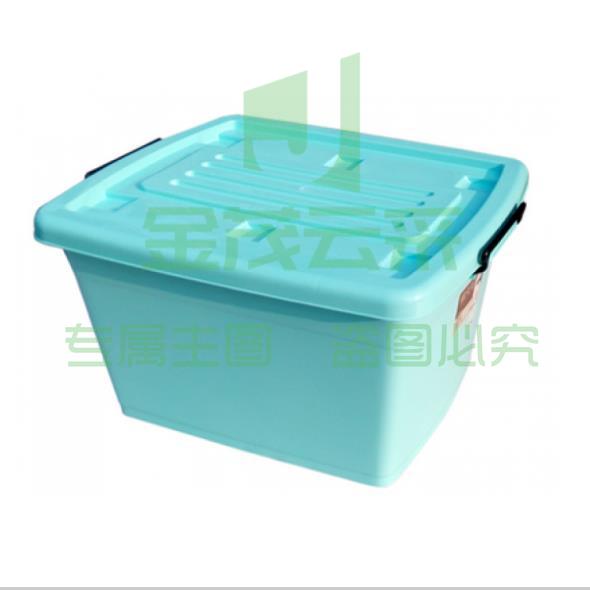 禧天龙 6039 110L 衣物玩具收纳整理箱 环保塑料储物箱 超大号浅蓝色 尺寸72.5*53*44.5CM