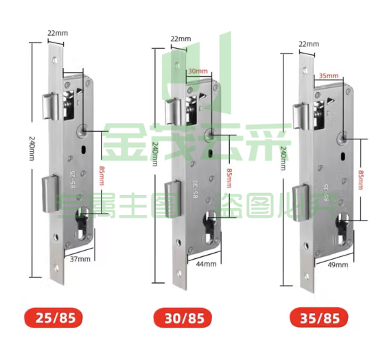 老式塑钢门窗执手锁体3585//2585  塑钢门锁体 室内木门锁体 通用型 其他型号来电咨询