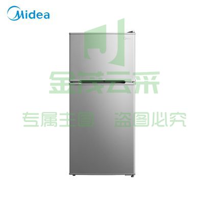 美的冰箱（Midea） 冰箱双开门冰箱迷你家用冰箱节能冰箱低音深冷速冻112升 BCD-112CM
