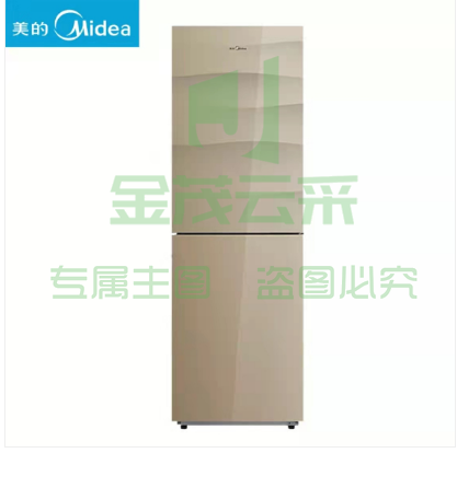 美的 BCD-249WGM 两门冰箱 249L 风冷无霜 节能保鲜 格调金 计价单位:台
