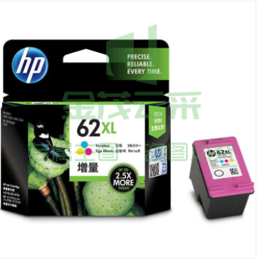 惠普（HP）C2P07AA 62XL 高容量原装彩色墨盒 适用于HP OfficeJet 200 移动打印机 约415页