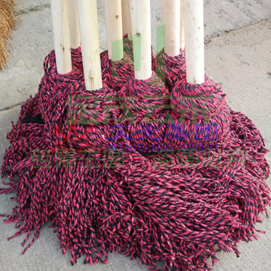 棉线拖把 传统老式花棉线墩布 清洁墩布 拖布 (10个/捆)