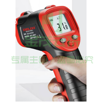 德力西测温仪高精度[-50-500°] 高清背光/黑白屏