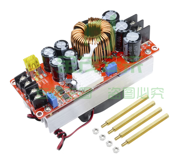 30A大功率1500W升压模块 直流12V24V36V转48V60V72V电源充电模块